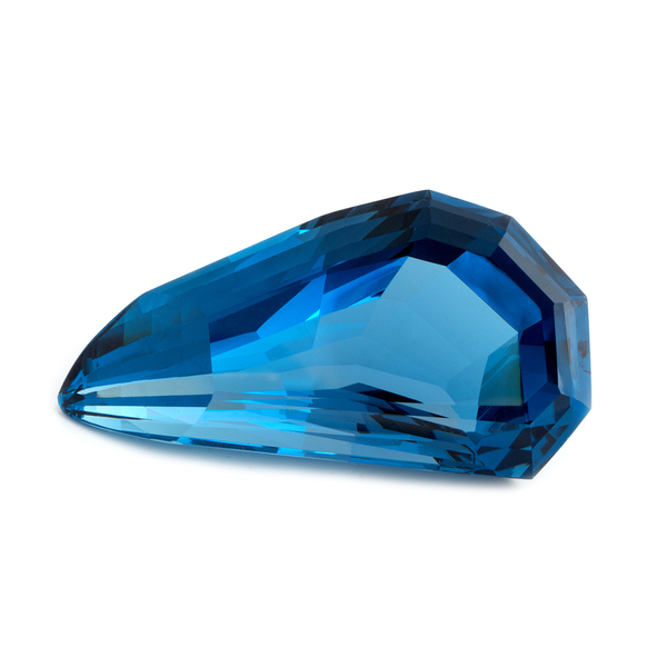 568.58 Ct AAA London Blue Topaz Faceted Trillion