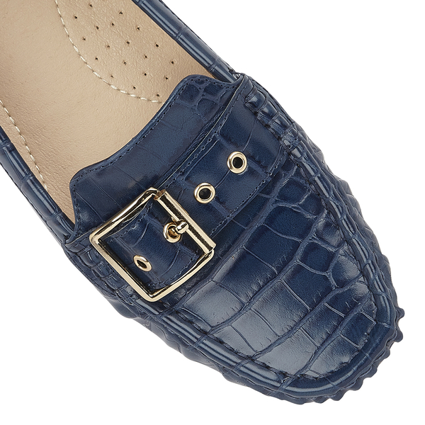 Lotus Cory Slip-On Loafers in Navy Colour