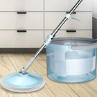 HOMESMART Revolutionary Spin Cyclone Separator Mop Set with 2 Pcs Mop Cloth (Size:24x132Cm) - Light 