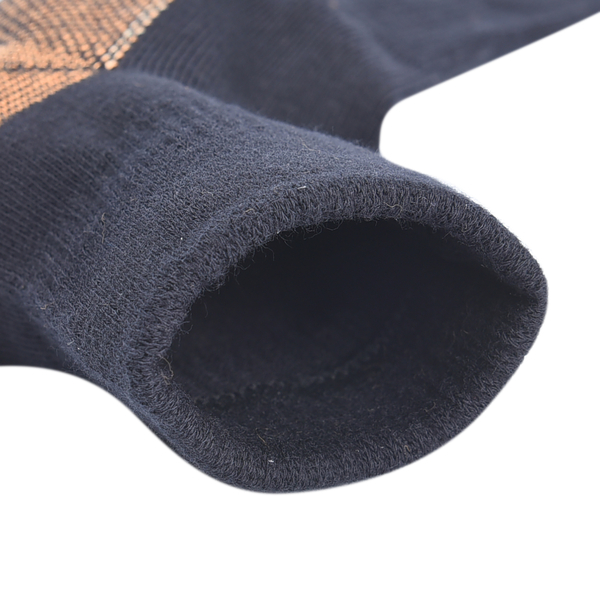 Set of 5 - Copper Infused Socks (Size S/M) - Black