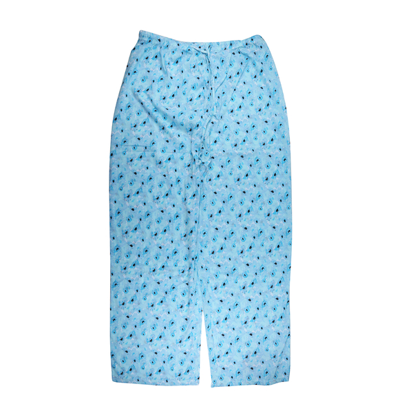2 Piece Set - Amanda Paige Blue Colour Knit Pyjama and Long Sleeve Top (Size M, 12-14)