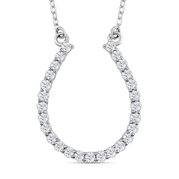 RHAPSODY 950 Platinum IGI Certified Diamond (VS/E-F) Necklace (Size - 18) 0.50 Ct.
