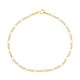Maestro Collection- 9K Yellow Gold Figaro Necklace (Size - 18), Gold Wt. 2.20 Gms