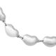 Designer Inspired - Sterling Silver Heart Link Necklace (Size 19.5), Silver wt. 38.60 Gms