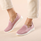 LA MAREY Flexible and Comfortable Women Shoes in Pink (Size 4)