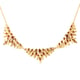 LucyQ Flame Collection - African Ruby (FF) Necklace (Size 20) in Yellow Gold Overlay Sterling Silver