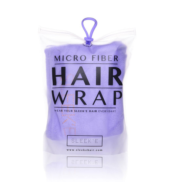 Sleeke Microfibre Hair Wrap (Size 62x25x10Cm) - Lavender
