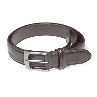 William Hunt - Leather Reversible Belt (size 34 inches) - Brown