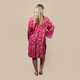 TAMSY Paisley Print Smock Dress One Size (Fits 8- 20) - Pink