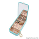 Portable Velvet Jewellery Box with Inside Mirror and Anti Tarnish Lining (Size 25x12x5 Cm) - Aquamarine Colour