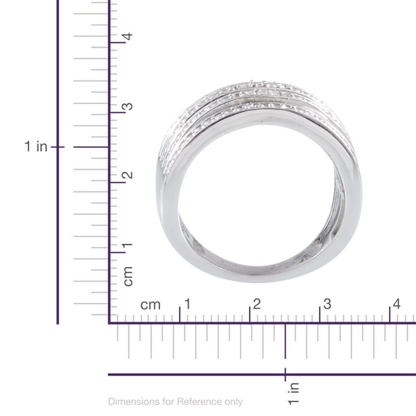 Diamond (Rnd) Ring in Platinum Bond 0.080 Ct.