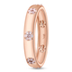 9K Rose Gold Natural Pink Diamond Ring 0.25 Ct.