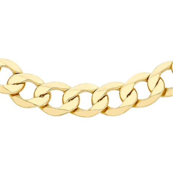 Close Out Deal 9K Y Gold Curb Chain (Size 18), Gold wt 16.00 Gms.