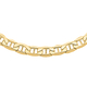 Hatton Garden Close Out- 9K Yellow Gold Rambo Necklace (Size - 18) With Lobster Clasp, Gold Wt. 7.60