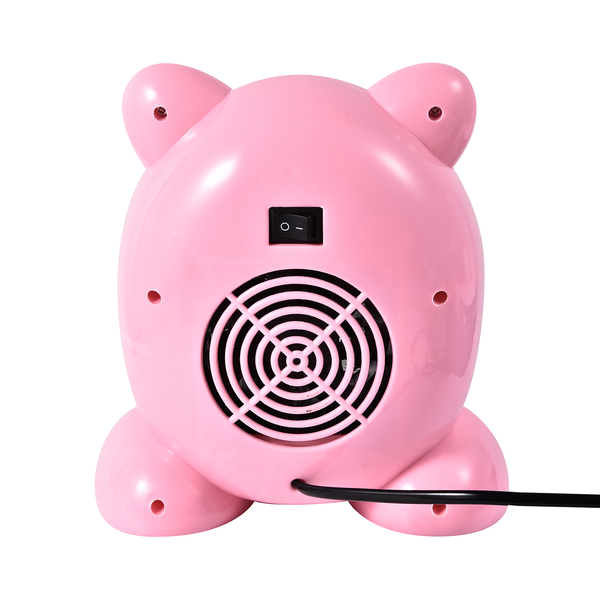 Cute Portable Pink Bear Heater Fan - 360W - 19cm High
