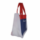FIORUCCI Elegant Shopping Bag with Printed Logo and Double Handle (Size 24x12x21 Cm) - Red, Blue and White