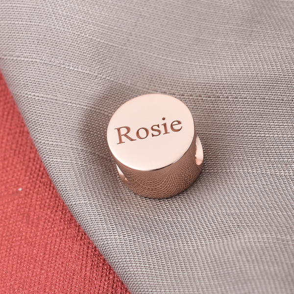 Personalised Engraved Round Charm