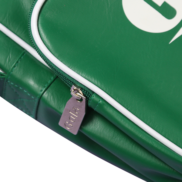GOLA Classics Flight Messenger Bag with Shoulder Strap and Zip Fastener (Size:28x30x12Cm) - Green & White