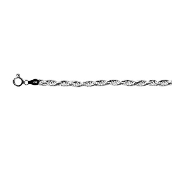 Vicenza Collection Sterling Silver Rope Chain (Size 24), Silver wt 11.79 Gms.