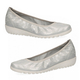 CAPRICE Women Wedge Pump Sandal (Size 3.5) - Silver Shin