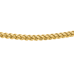 Hatton Garden Close Out Deal 9K Yellow Gold Spiga Necklace with Lobster Clasp (Size 20), Gold Wt. 8.