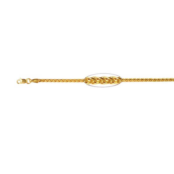 Vicenza Collection 9K Yellow Gold Spiga Chain (Size 20), Gold wt 5.35 Gms.