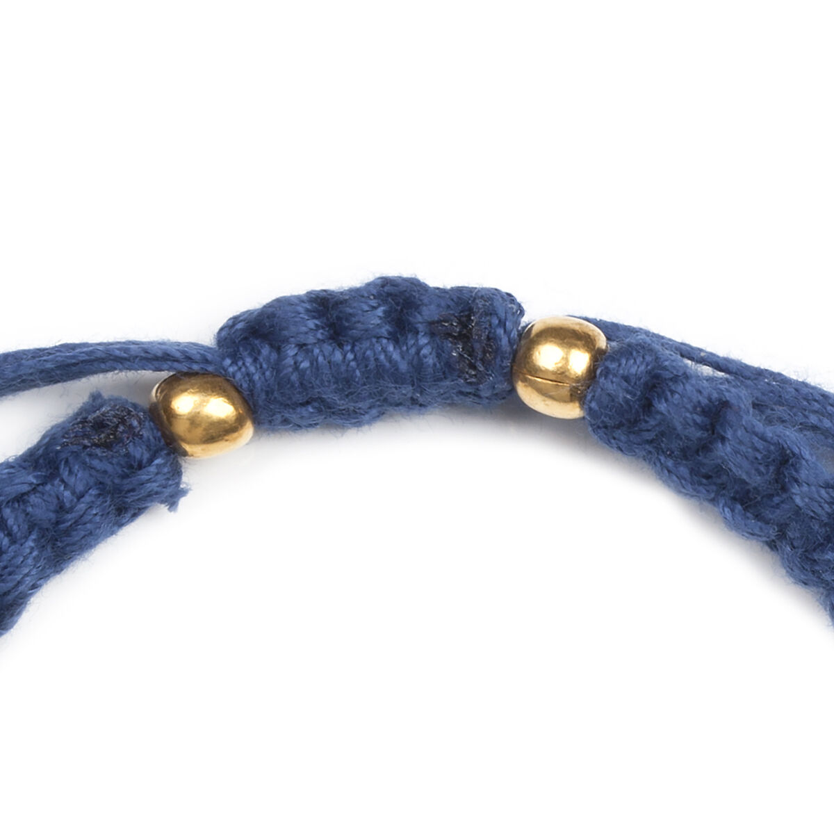 Shooting Star Skinny Woven Gold Plated Friendship Bracelet