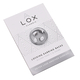 Connoisseurs LOX Secure Earring Backs - Set of Two Pcs Push Set in Silver Tone.