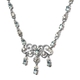 Espirito Santo Aquamarine and Natural Cambodian Zircon Necklace (Size 18) in Platinum Overlay Sterli
