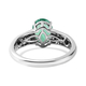 RHAPSODY 950 Platinum AAAA Ethiopian Emerald and Diamond (VS/E-F) Ring 2.02 Ct, Platinum Wt. 5.80 Gms