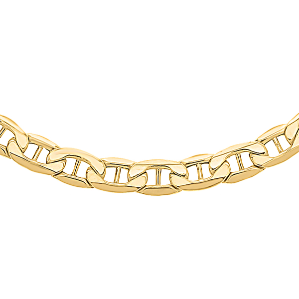 Hatton Garden Close Out Deal- 9K Yellow Gold Rambo Chain (Size - 20) with Lobster Clasp, Gold Wt. 11
