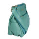 SENCILLEZ 100% Genuine Leather Crossbody Bag with Zipper Closure (Size 31x13x21cm) - Mint Green