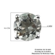 Prasiolite Stud Earrings (with Push Back) in Platinum Overlay Sterling Silver 1.59 Ct.