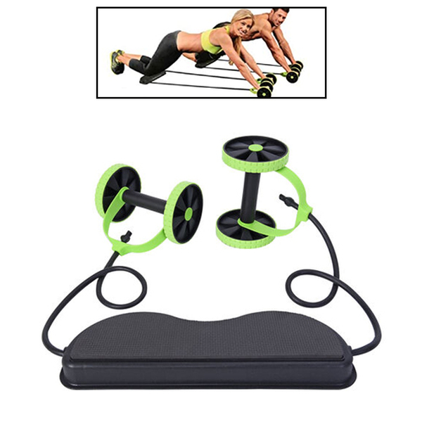 Multi Functional and Portable Double Wheel Exercise Rollers