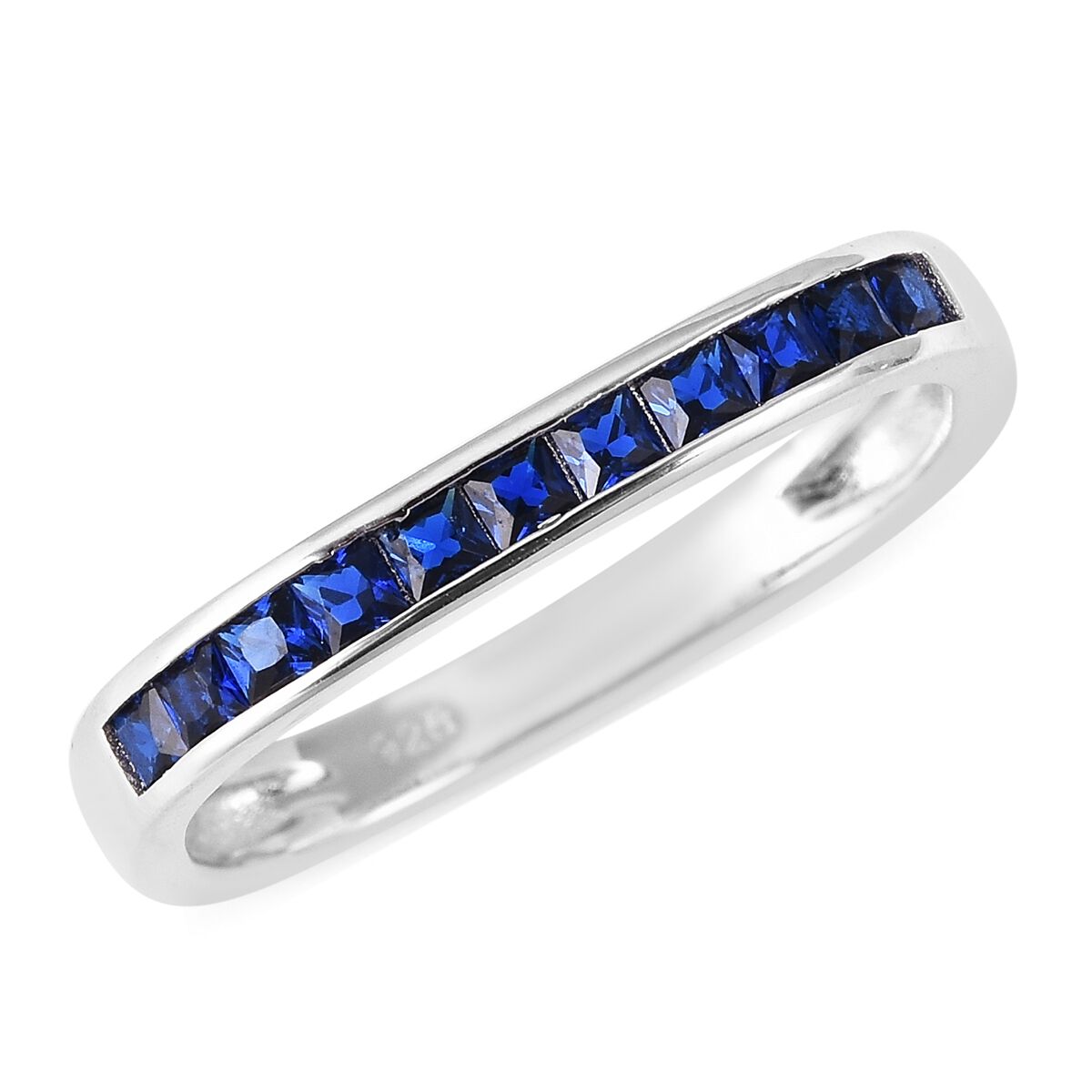 Natural Blue Kyanite Ring Fine Silver Kyanite Rings-S131 Kyanite Stacking Ring