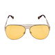 JUST CAVALLI Unisex Gold Aviator Sunglasses - Orange