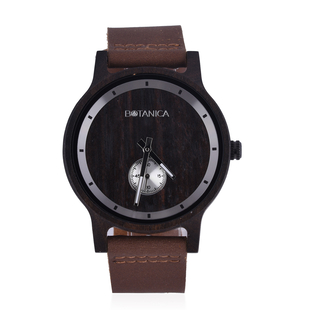 Botanica Olive Analogue Watch with Tan Leather Strap