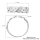 RACHEL GALLEY Sandblast Collection - Rhodium Overlay Sterling Silver Braid Design Ring