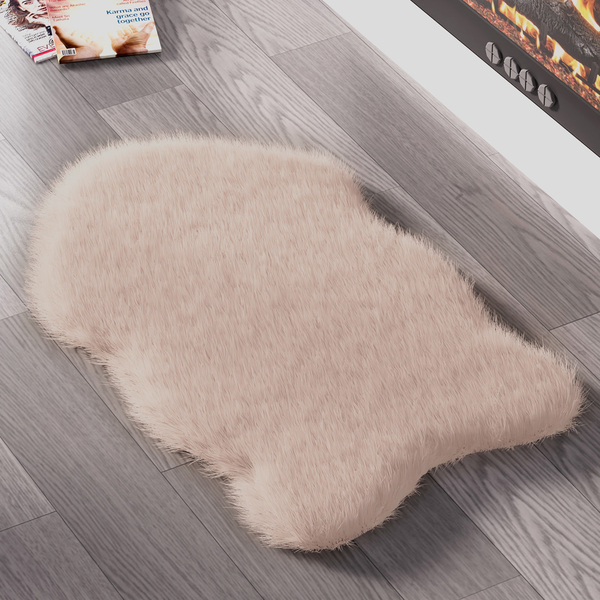 TJC brand high pile faux fur rug