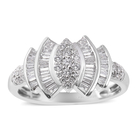 RHAPSODY 950 Platinum IGI Certified Diamond (VS/E-F) Ring (Size L) 0.75 Ct.