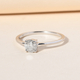 9K White Gold SGL Certified Diamond (I3/G-H) Solitaire Ring 0.50 Ct.