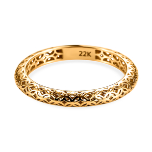 22K (91.6 % Purity) Yellow Gold Band Ring