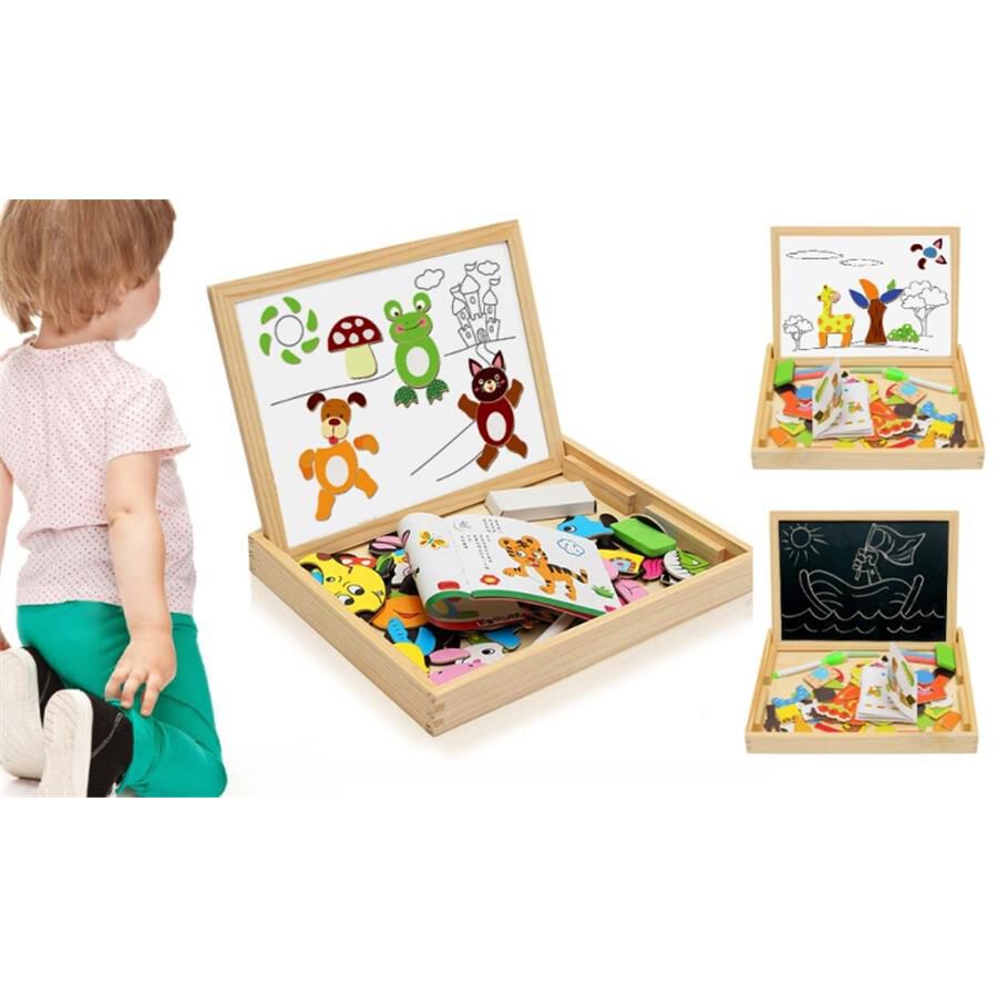 Activities Board Wooden Multifunctional Puzzle (Size 30.4x23
