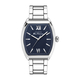 Ben Sherman Navy Dial 3 ATM Water Resistant Watch with Silver Colour Chain Strap