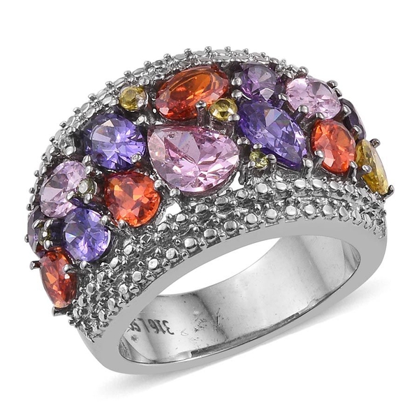 AAA Simulated Pink Sapphire (Pear), Simulated Tanzanite, Simulated Fire Opal, Simulated Citrine, Sim