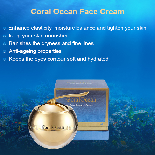 Coral Ocean: Renewal Anti-Aging & Wrinkle Soothing Face Cream - 50Gm
