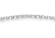Sterling Silver Heart Popcorn Chain Bracelet (Size 7.5) with Magnetic Lock