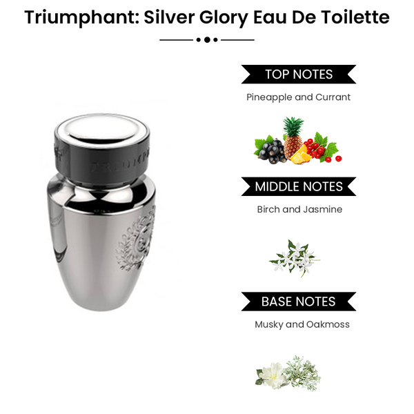 Triumphant: Silver Glory Eau De Toilette - 100ml