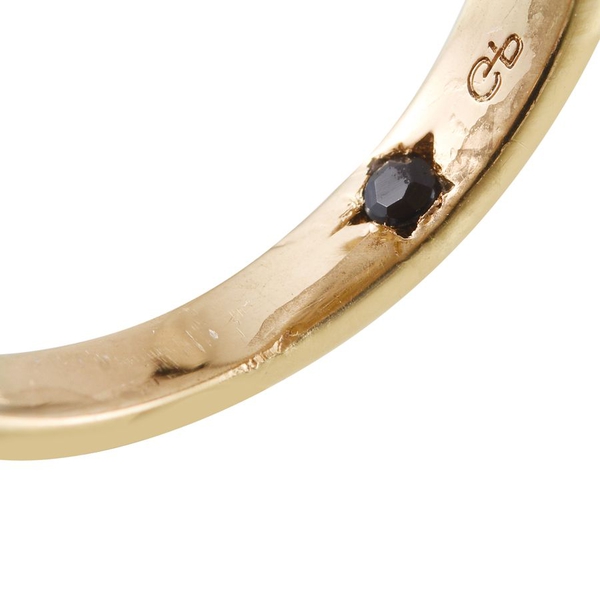 GP Citrine (Ovl), Sky Blue Topaz, Mozambique Garnet, Chrome Diopside, Iolite, Rhodolite Garnet, Hebei Peridot and Multi Gem Stone Ring in 14K Gold Overlay Sterling Silver 4.250 Ct.