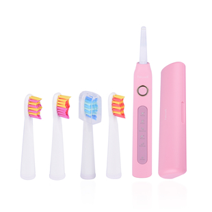 FairyWill: Sonic Toothbrush (With 8 Replacement Heads) - Pink